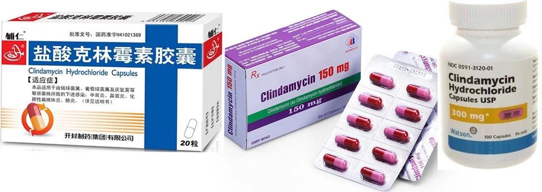 Application of clindamycin